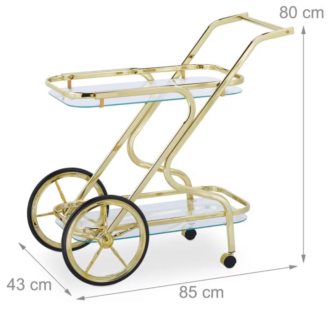 Chariot pour gâteau et champagne