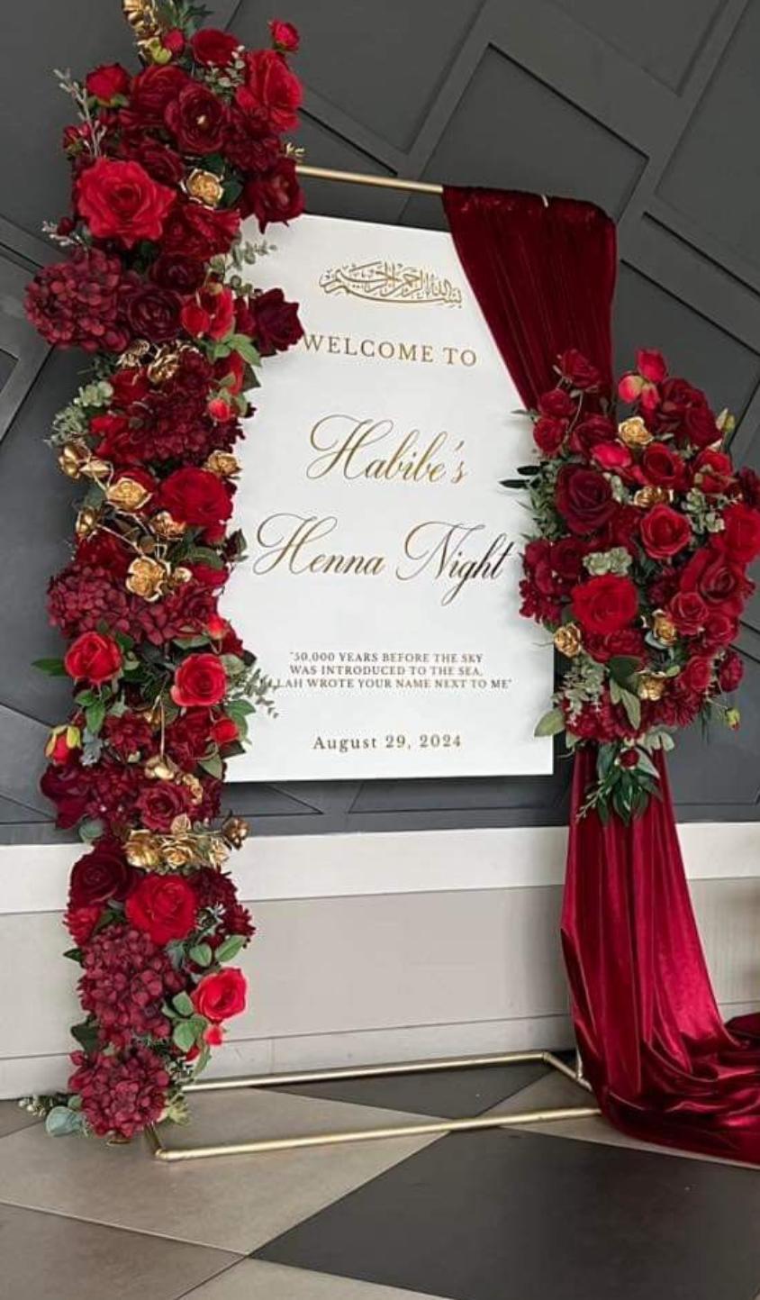 Panneau de bienvenue